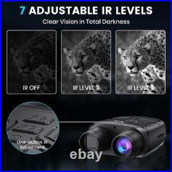 Night Vision Goggles for Adults, 4K Night Vision Binoculars with 5000mAh Rech