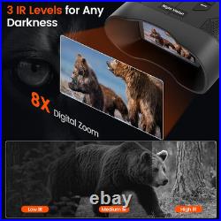 Night Vision Goggles for Adults 4K Night Vision Binoculars with AI Color Boost