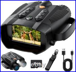 Night Vision Goggles for Adults 4K Tactical Binoculars with Camera Infrared G