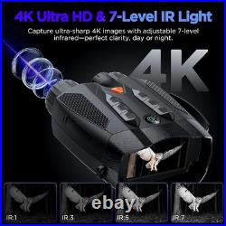 Night Vision Goggles for Adults 4K Tactical Binoculars with Camera Infrared G