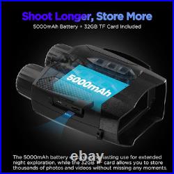 Night Vision Goggles for Adults 4K Tactical Binoculars with Camera Infrared G