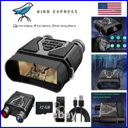 Night Vision Goggles with 8X Zoom Waterproof Infrared Binoculars for Hunting