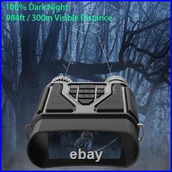 Night Vision Goggles with 8X Zoom Waterproof Infrared Binoculars for Hunting