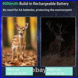 Night Vision Goggles with 8X Zoom Waterproof Infrared Binoculars for Hunting
