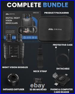 Night Vision Goggles with Infrared Diffuser Digital Binoculars