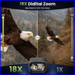 Night Vision Goggles with Rangefinder 4K Camouflage Color, Color
