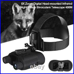 Night Vision Helmet Goggles IR 1080P infrared NV Binocular Head Mount Cam 400m