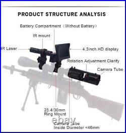 Night Vision M-PRO 2 Infrared Rifle Scope 850nm IR HD Camera DVR 2025 UPGRADED