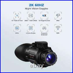 Night Vision Monocular 2K 60Hz Refresh Digital Night Vision Goggles Telescope Night Vision Monocular 2K 60Hz Refresh Digital Night Vision Goggles Telescope