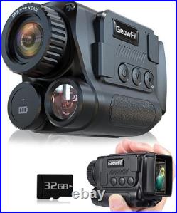 Night Vision Monocular, 4K Infrared Digital Night Vision Goggles with 850nm I