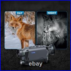 Night Vision Monocular, Digital Night Vision Goggles for Wildlife Viewing, Hu