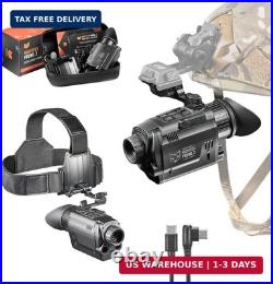 Night Vision Monocular Nightfox Prowl Night Vision Goggles, Head or Helmet Mou