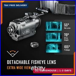 Night Vision Monocular Nightfox Prowl Night Vision Goggles, Head or Helmet Mou