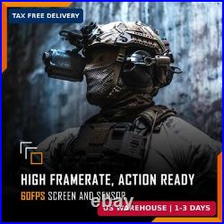 Night Vision Monocular Nightfox Prowl Night Vision Goggles, Head or Helmet Mou