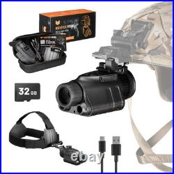Night Vision Monocular Prowl Night Vision Goggles, Head or Helmet Mounted