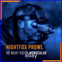 Night Vision Monocular Prowl Night Vision Goggles, Head or Helmet Mounted