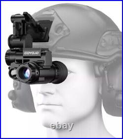 Night Vision Monocular, Tactical Goggles, Head Mounted Infrared NVG, 1080P 6X