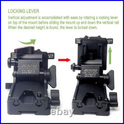 Night Vision NVG Arm Mount Goggles +J Arm Dovetail NVG Helmet Mount For PVS14 US