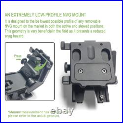 Night Vision NVG Arm Mount Goggles +J Arm Dovetail NVG Helmet Mount For PVS14 US