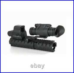 Night Vision Rifle Scope Monocular Goggle Mountable To Helmet Ir Hunting