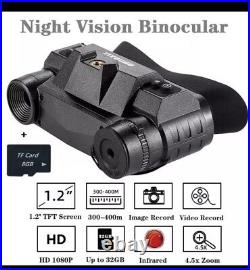 Night Vision Set NVG-G1 IR Binocular Head Mount 3.5x Zoom 940nm Goggles Device