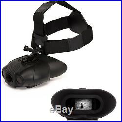 Nightfox 119V Head Mounted Night Vision Goggles 1x Magnification Infrared IR