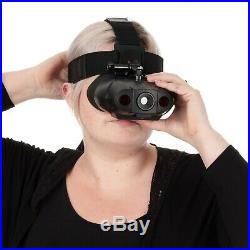 Nightfox 119V Head Mounted Night Vision Goggles 1x Magnification Infrared IR