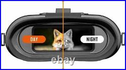 Nightfox Cape Night Vision Goggles 1x Magnification, 55yd Range, Video Records