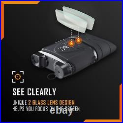 Nightfox Corsac 2 32GB 1080p HD Digital Infrared Night Vision Goggles Black