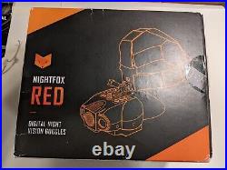 Nightfox Red HD Digital Night Vision Goggles 1x Magnification