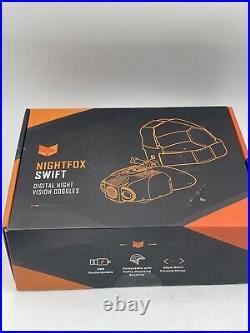 Nightfox Swift Black USB Chargeable 2X Zoom Digital Night Vision Goggles