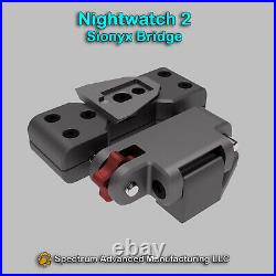 Nightwatch 2 Single Sionyx Aurora Folding Helmet Mount Night Vision NVG NODS