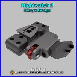 Nightwatch 2 Single Sionyx Aurora Folding Helmet Mount Night Vision NVG NODS