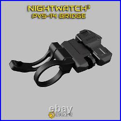 Nightwatch 3 Monocular PVS-14 Folding Helmet Mount Night Vision NVG NODS PVS14