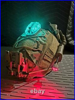 Nij Iiia Helmet Nvg Ready L4 Mount Nav Light F30 Comm Ar172 Radio Ptt Iff Scrim