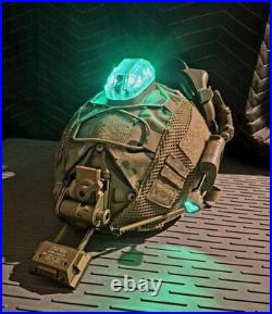Nij Iiia Helmet Nvg Ready L4 Mount Nav Light F30 Comm Ar172 Radio Ptt Iff Scrim