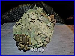 Nij Iiia Helmet Nvg Ready L4 Mount Nav Light F30 Comm Ar172 Radio Ptt Iff Scrim Nij Iiia Helmet Nvg Ready L4 Mount Nav Light F30 Comm Ar172 Radio Ptt Iff Scrim