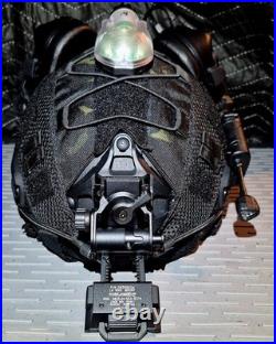 Nij Iiia Tactical Helmet Nvg Ready F30 Comm Uv5r L4 Nvg Mount U94ptt Ir Iff