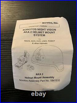 Norotos AKA2 HMA Night Vision NVG Helmet Mount Assembly Tan