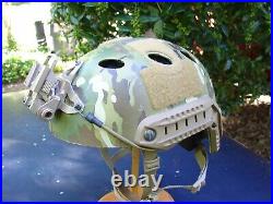 OPS CORE Fast Carbon Helmet Special Forces SEAL CAG WILCOX NVG G30 Mount L/XL