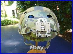 OPS CORE Fast Carbon Helmet Special Forces SEAL CAG WILCOX NVG G30 Mount L/XL