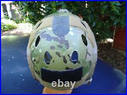 OPS CORE Fast Carbon Helmet Special Forces SEAL CAG WILCOX NVG G30 Mount L/XL