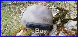 Old Gen MSA TC2001 Tan High Cut SF Helmet DEVGRU NSW Ops-Core NVG MOUNT LBT CAG