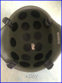 Original US Army ACH Advanced Combat Helmet MSA With Cover, NVG, Band Medium NEW