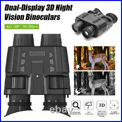 Outdoor Digital 4x Zoom Binoculars Telescope Goggles 1080P Night Vision Camera