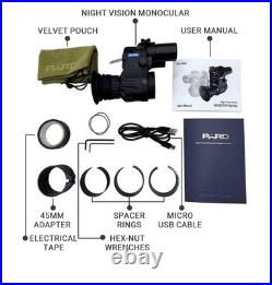 PARD Night Vision Monocular, Night Vision Goggles with Rangefinder