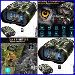 PRO Hunting Night Vision Goggles 4K Binoculars 32GB Photo Video 10X Digital Zoom