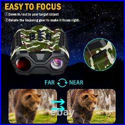 PRO Hunting Night Vision Goggles 4K Binoculars 32GB Photo Video 10X Digital Zoom