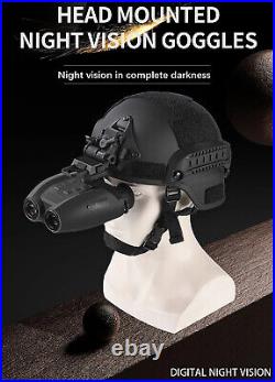 PVS-32 Night Vision Helmet Mountable Binoculars / Goggles 6x Optical 8x Digital