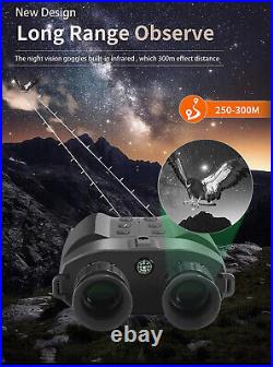 PVS-32 Night Vision Helmet Mountable Binoculars / Goggles 6x Optical 8x Digital